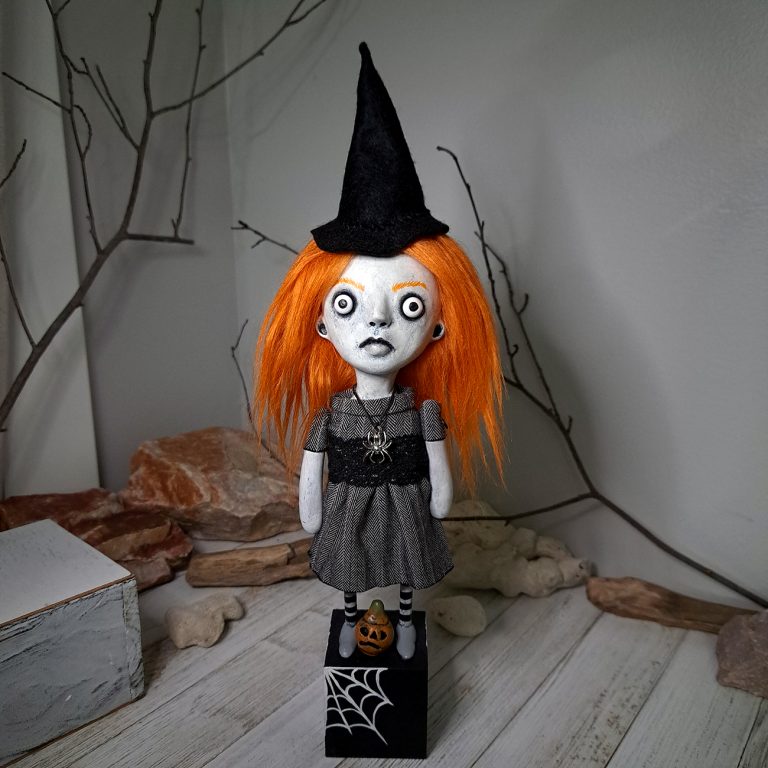 Creepy Dolls For Sale, Gothic Handmade Dolls For Sale, OOAK