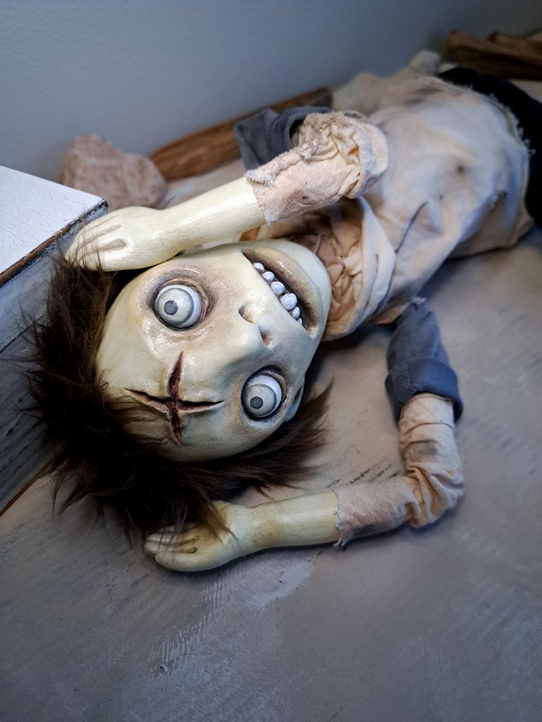 OOAK Creepy Horror Art Doll For Sale ~ Handmade